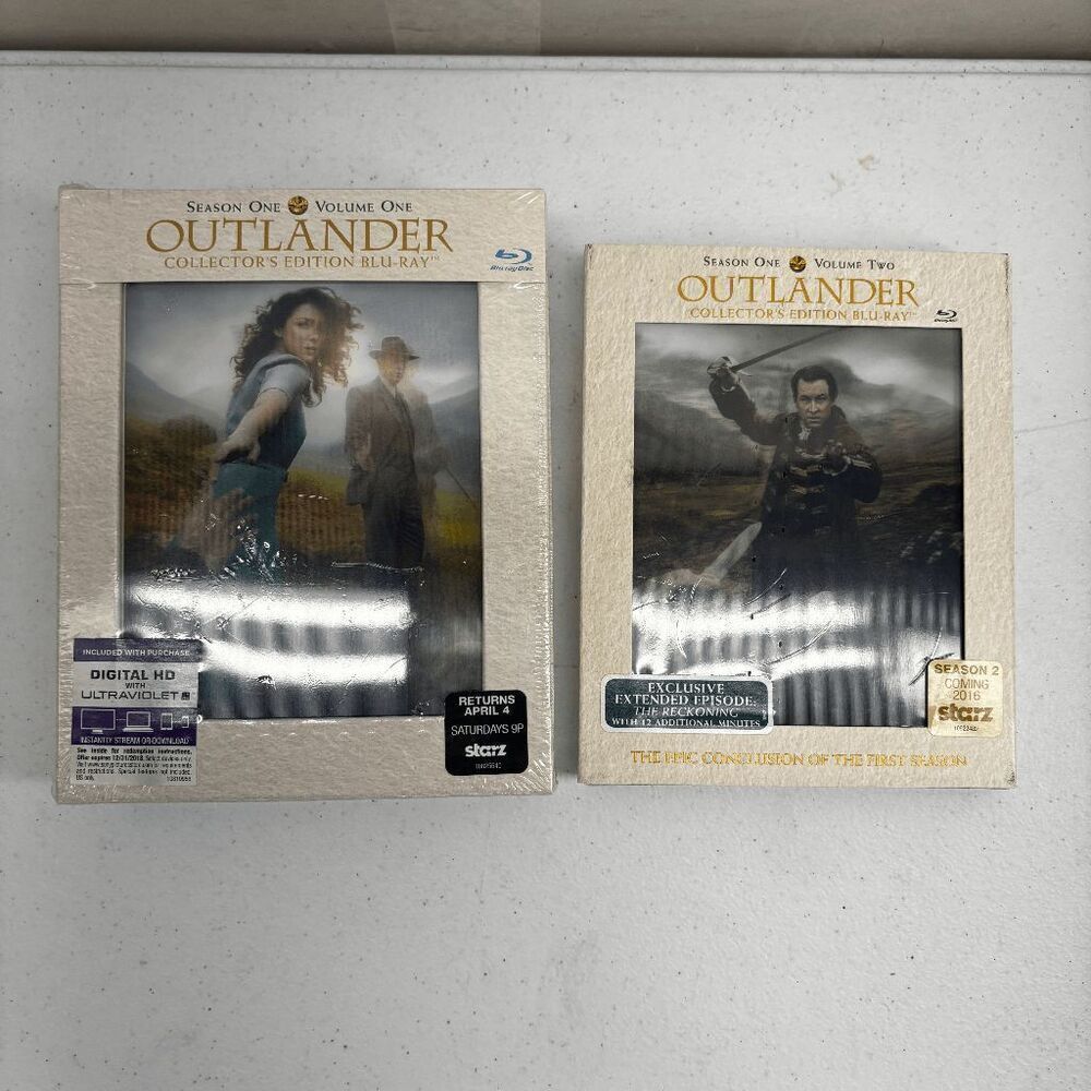 Outlander Season One 1 Collector's Edition Volume One & Two 1 2‎ New Sealed